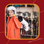 Ski or Snowboard Full Day Rental - Student (13-17 yrs)
