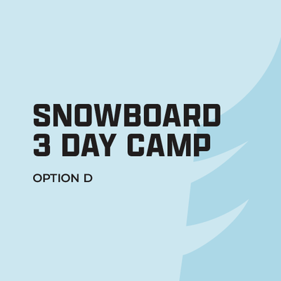 Winter Camp SNOWBOARD Ages 7 - 12 -  (3 Day Camp) Option D: Lesson only