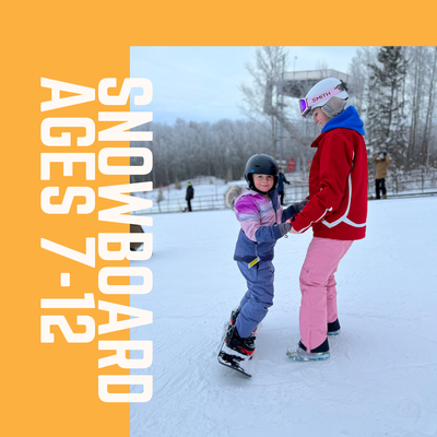 Snowboard Age 7-12 - Option B: Lesson & Rentals only