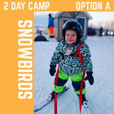 Snowbird Camp Age 3-5 - (2 Day Camp) Option A: Lesson, pass and rentals