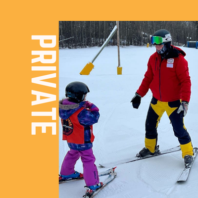 Season Passholder Private Lesson Ski 1hr - Ages 5-64