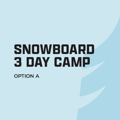 Winter Camp SNOWBOARD Ages 7 - 12 -  (3 Day Camp) Option A: Lesson, pass and rentals